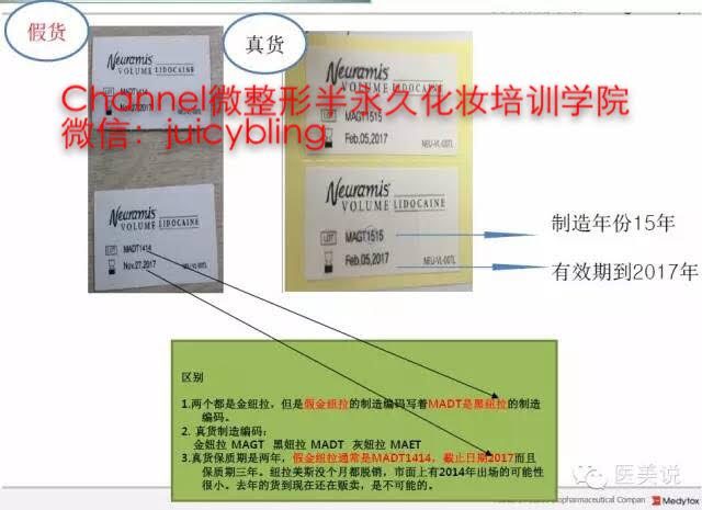 how to distinguish counterfeit newramis dermal fillers