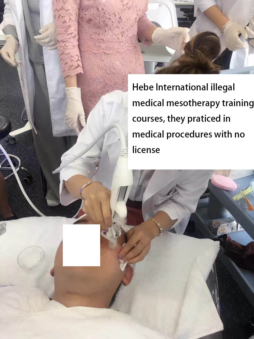 HEBE INTERNATIONAL SKIN CARE赫铂国际皮肤管理无牌注射毁容内幕 Wassup Apgujeong Korean